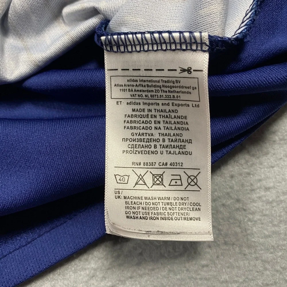 Adidas Soccer Jersey Mens Large Blue Japan Honda 4 Anime Graphic 2018 World Cup